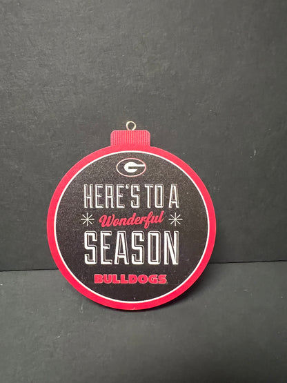 3D Georgia Ornament - Logo