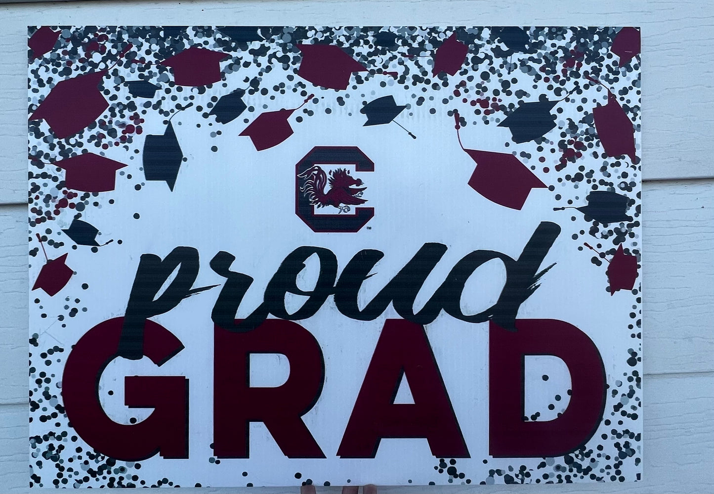 USC Gamecocks Graduation Yard Sign