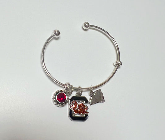 Gamecocks Charm Bracelet