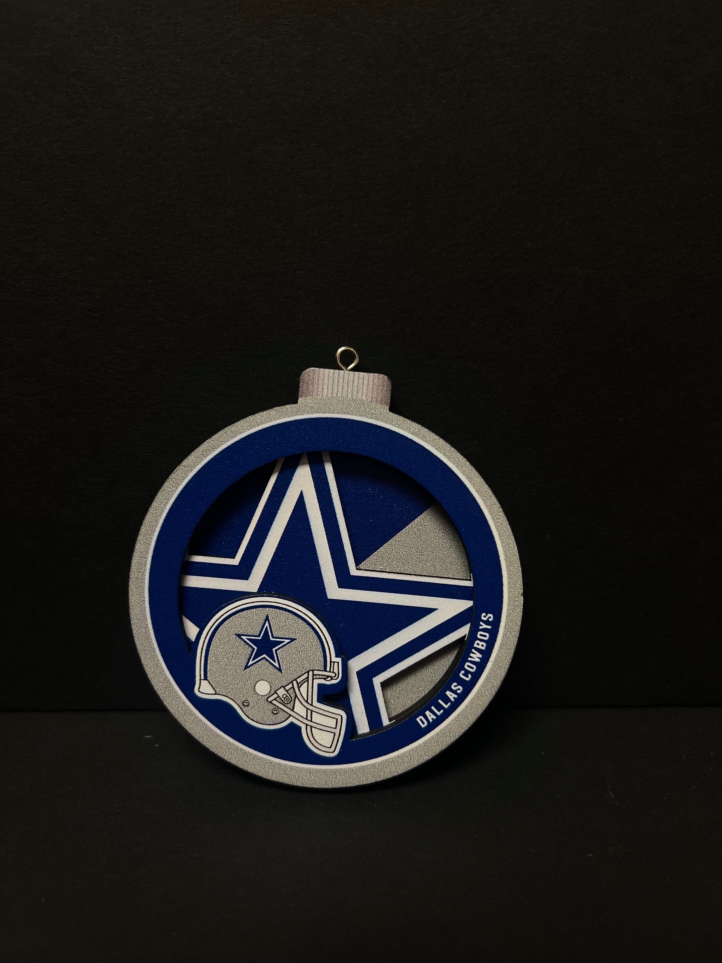 Dallas Cowboys 3D Ornament - Logo