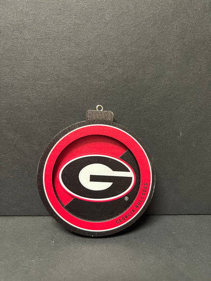 3D Georgia Ornament - Logo