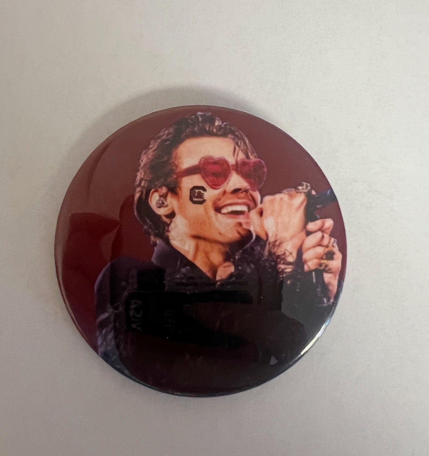 Harry Styles Gamecock Button / Pin