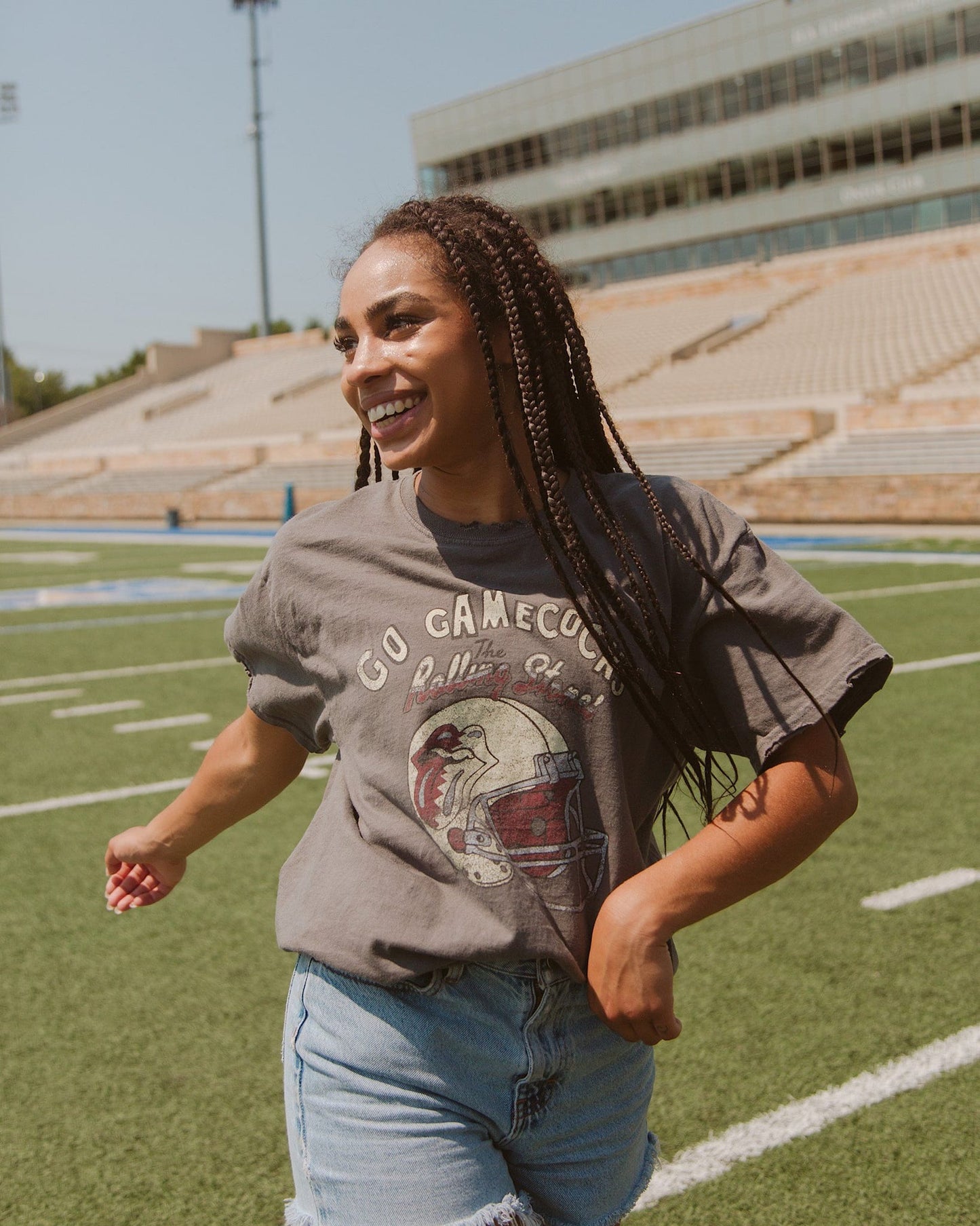 USC Helmet Rolling Stones Tee