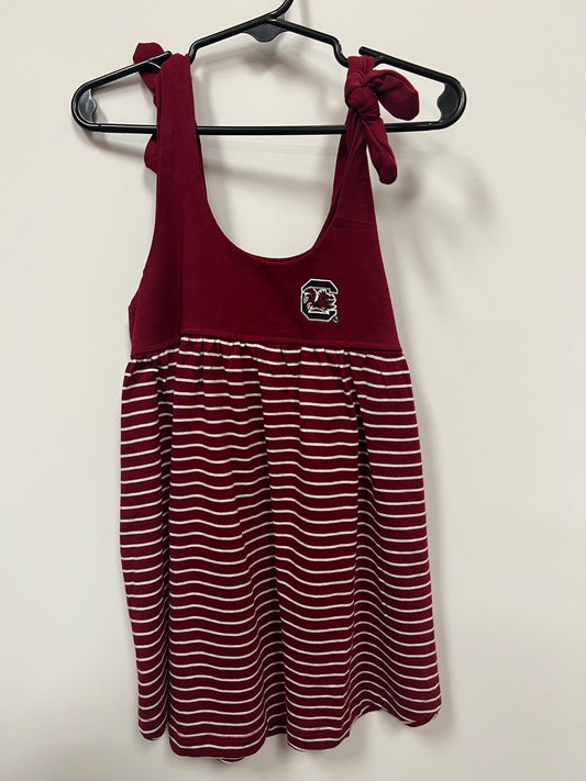 Girls Knot Strap Gamecocks Dress