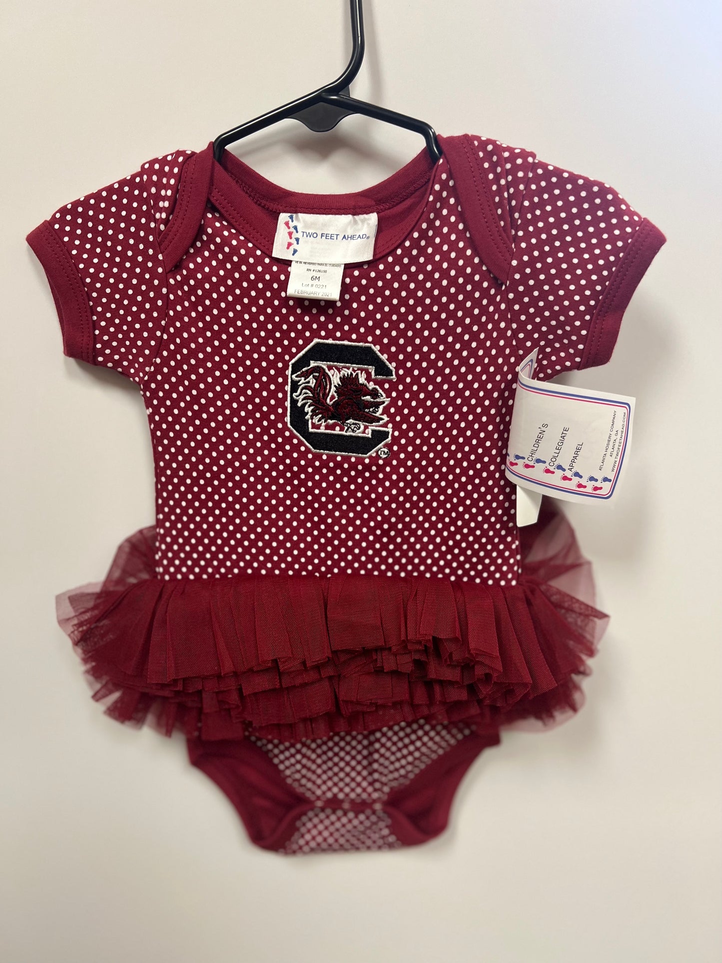 Baby Girls Gamecock Tutu Onesie