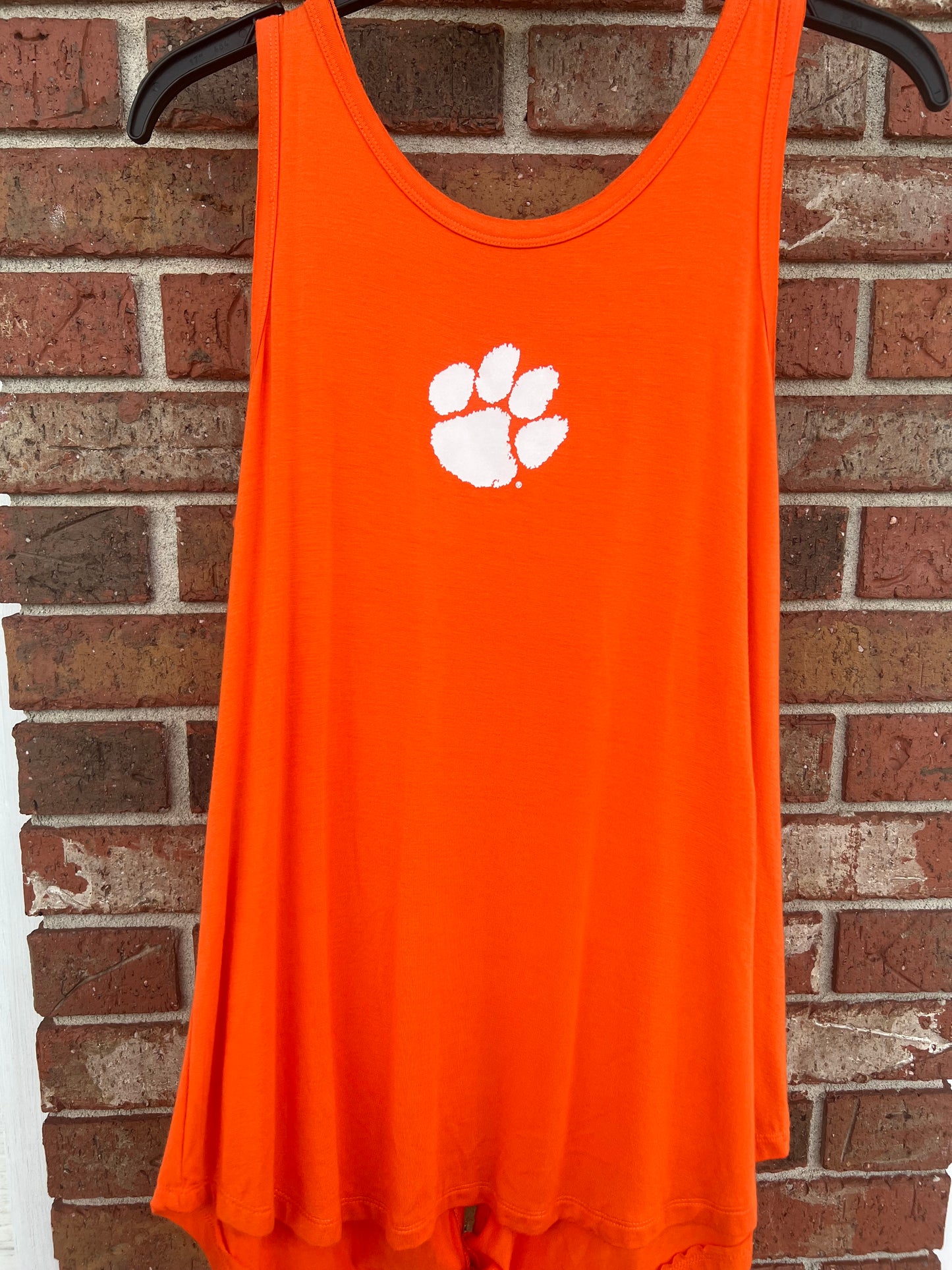 Clemson Soft Open Back Tank