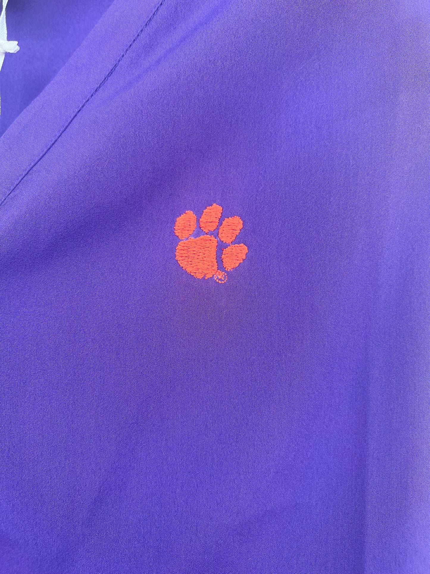 Purple/Orange Contrast Clemson Top