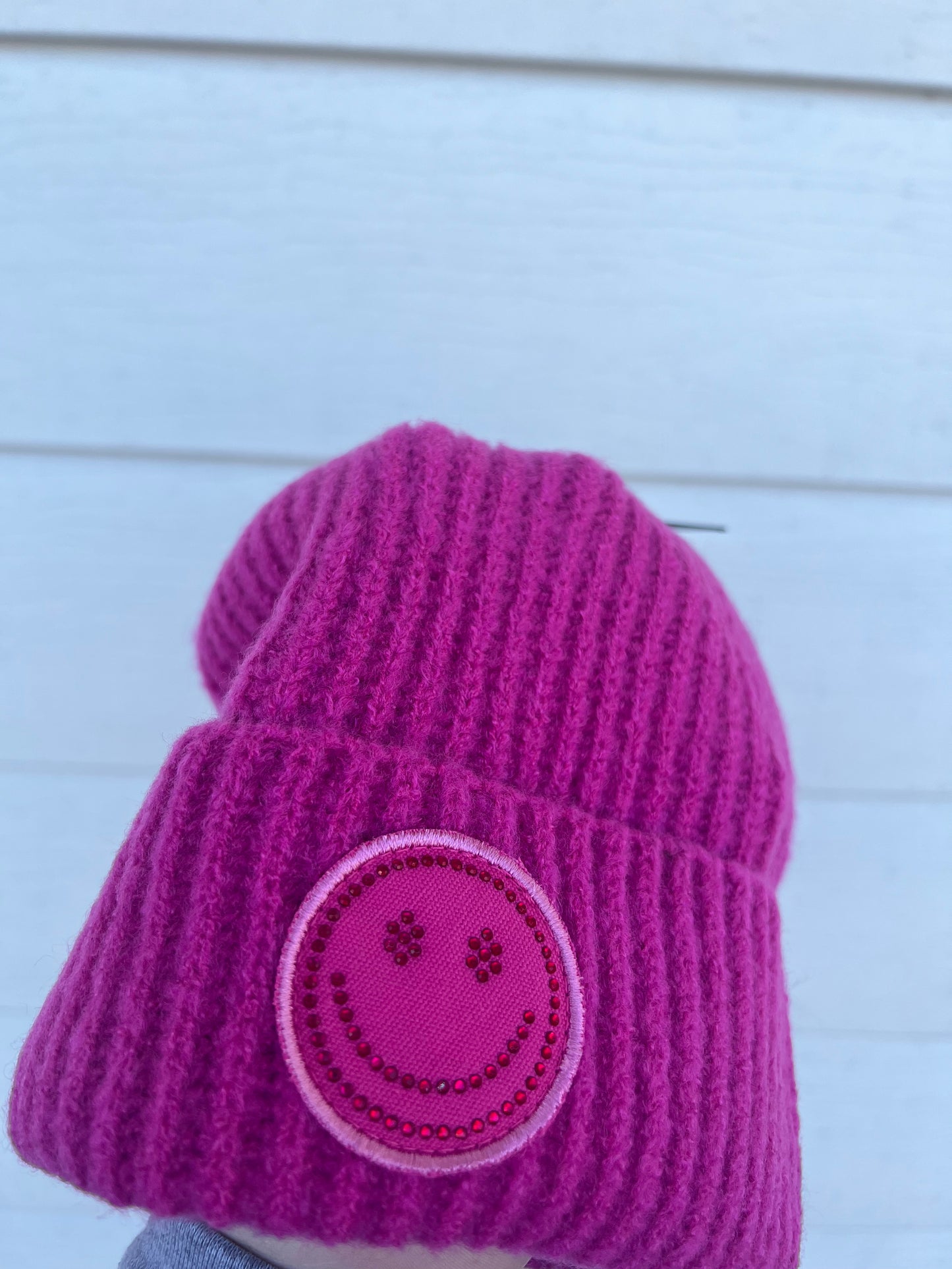 Smiley Pink Beanie