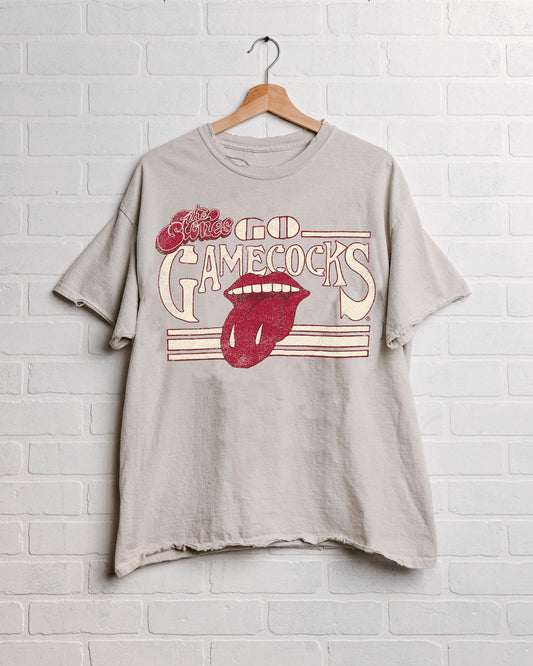 Off White Rolling Stones Go Gamecocks Tee