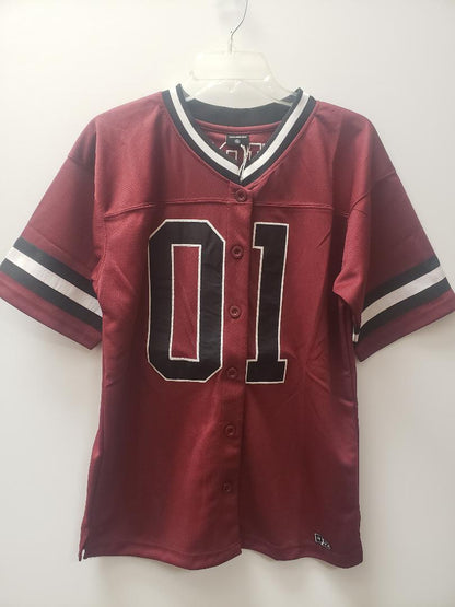 Womens button up Gamecock Jersey