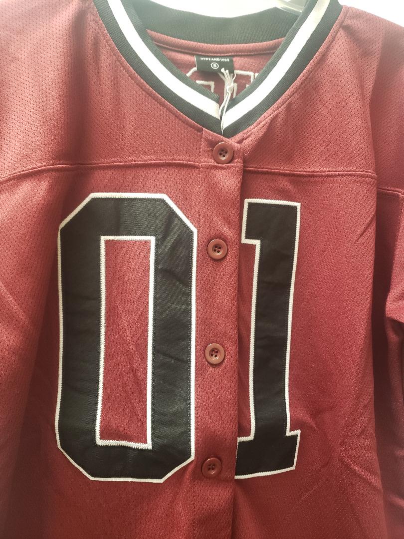 Womens button up Gamecock Jersey