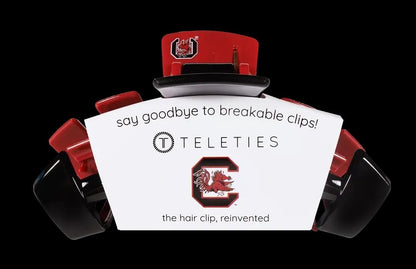 Gamecock Teleties hair clip Large