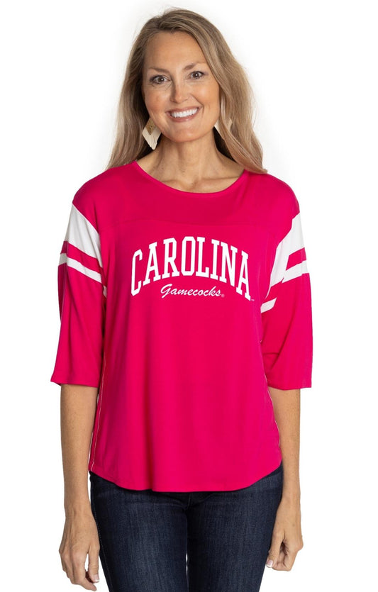Ladies Gamecock Jersey style Pink