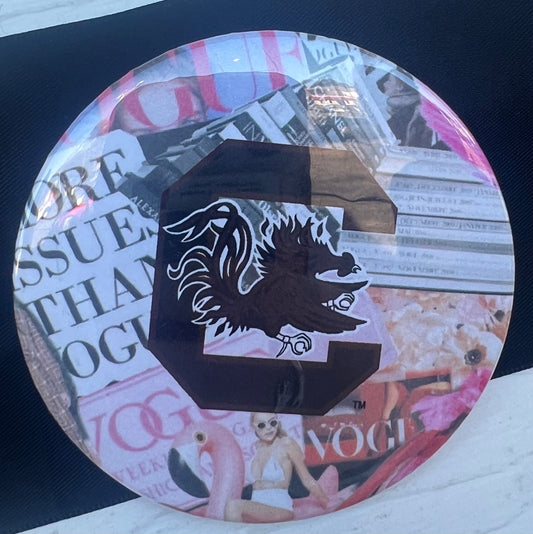 Gamecocks Vogue Button / Gameday Pin